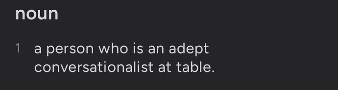 Are you a deipnosophist?