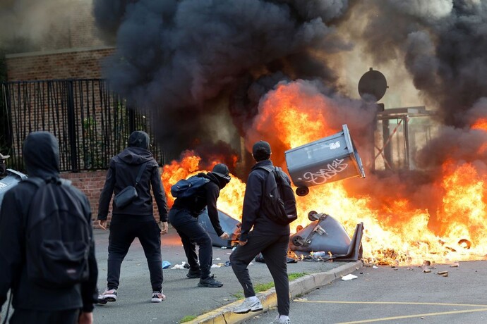 French children are rioting. how should we deal with them?