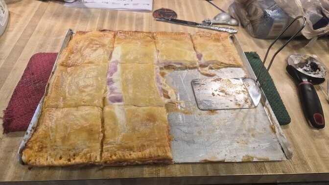 Have you made a huge pasty pizza before?