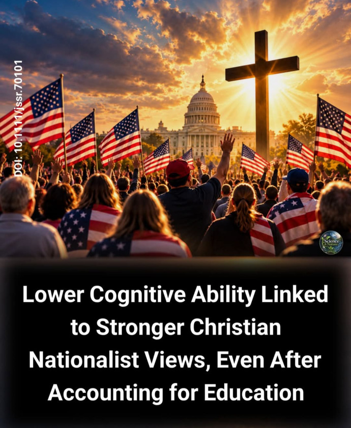 Now that science has determined that lower cognitive ability is linked to strong Christian nationalist views, what can be done to reverse this?