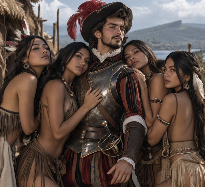 How do you think the mixture between Spanish men and Native American women occurred?