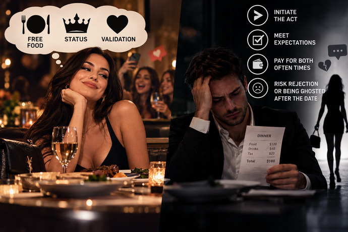 Why do some women get defensive when men call out unfair dating expectations?