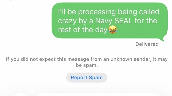 Do people think you’re crazy?