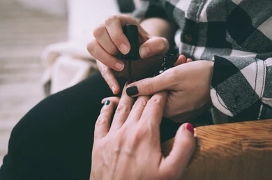 How do you feel about painting your partner’s nails? Would you do it? Have you done it before?
