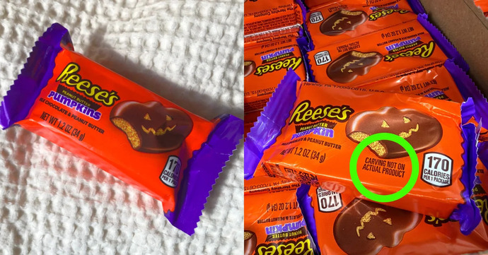 Are YOU upset that the pumpkin reeses pb cups dont actually have pumpkin faces carved into them?
