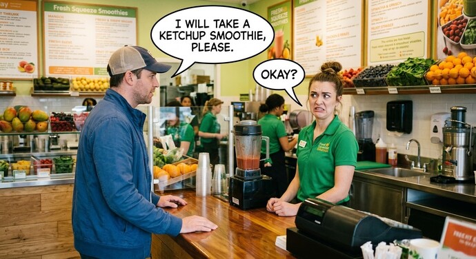 If tomato is a fruit, is ketchup technically a smoothie?