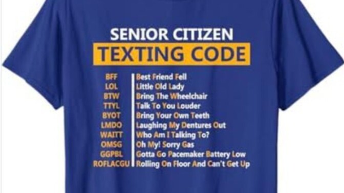 Do You Know These Senior Citizen Texting Codes?