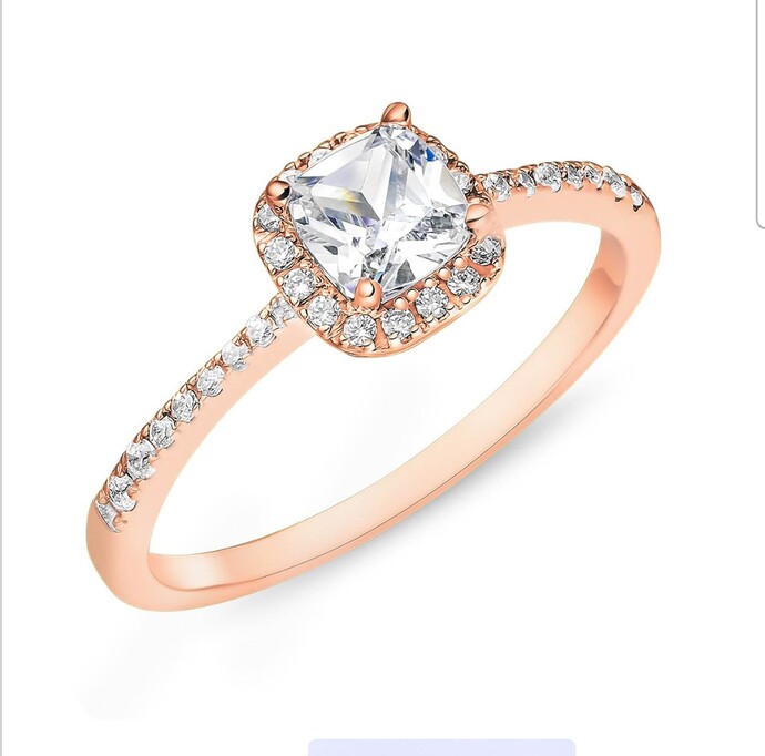 Is this red gold ring a beautiful proposal ring choice?