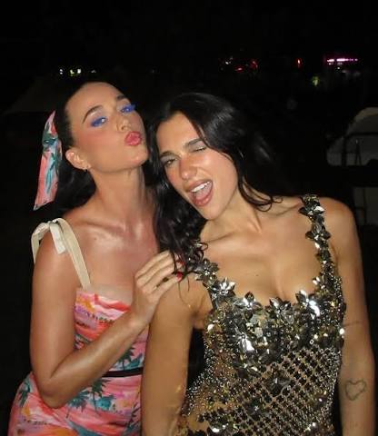 Katy Perry and Dua Lipa