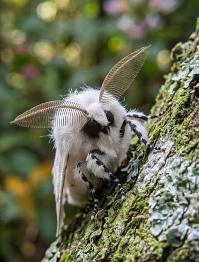 Do YOU think this fluffy moth is cute or icky?