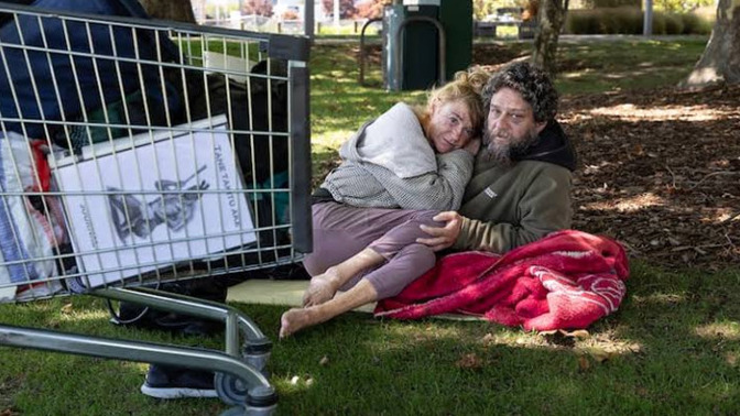 How can I help my homeless partner when he has nowhere else to stay?