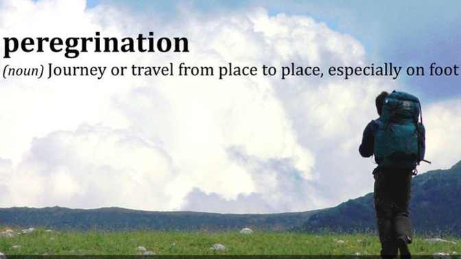 When was the last time you used "peregrination" word?