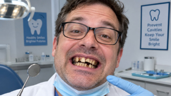 Would you go to a dentist with bad teeth?