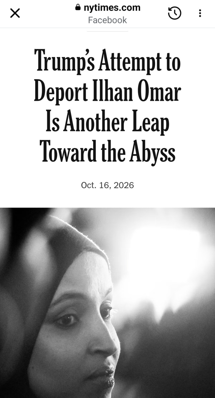 Doesnt this action against a duly elected Congressperson reflect something very dark about the current Administration?
