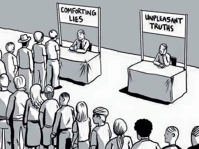 Is it better to know a painful truth or believe a comforting lie? And why?