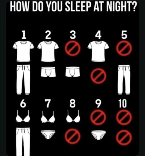 How do you sleep at night?