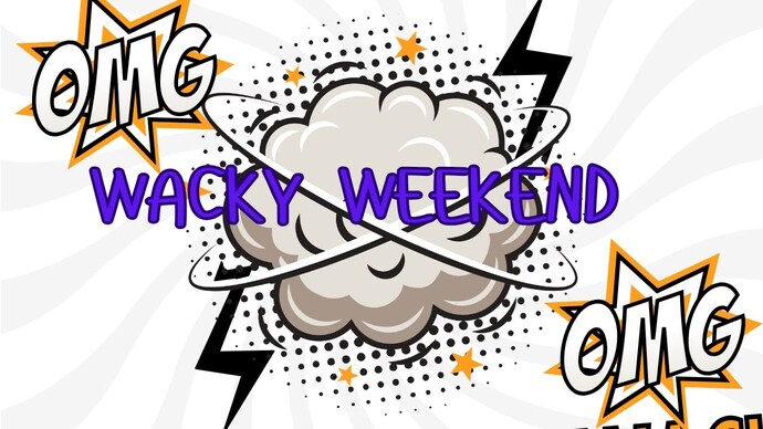 Its Wacky Weekend, What’s the WACKIEST thing you’ve ever done?