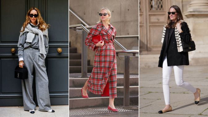 Are ballet flats still in style for fall and winter outfits?