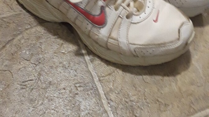 Is it bad I accidentally worn my moms nike to work?