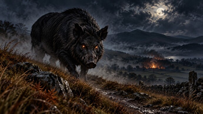 What dangerous animal lurks on this path?
