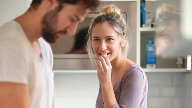 What's something completely ordinary that becomes attractive when your partner does it?